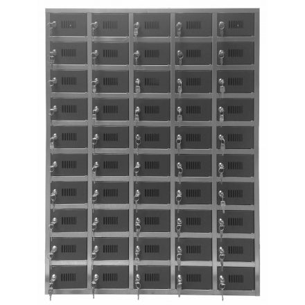 50-compartment key storage / valuables storage cabinet