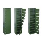 Értéktároló szekrény 10 rekesszel - Strauss Metal