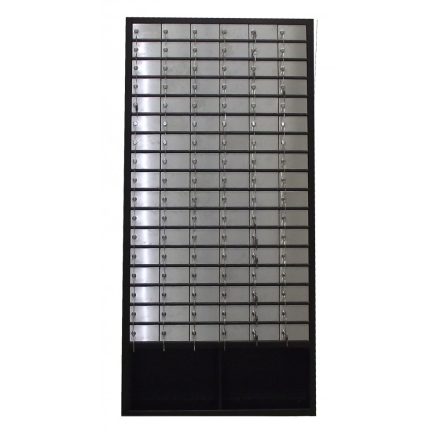 Valuables storage cabinet with 100 compartments