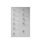 Valuables storage cabinet with 12 compartments