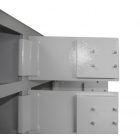 Valuables storage cabinet with 12 compartments