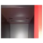 Locker with 2 long doors (black-red)