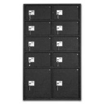 Reception safe 10 compartments - with prekey locks
