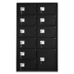 Reception safe 11 compartments - with prekey locks