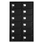 Reception safe 12 compartments - with prekey locks