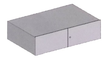 Belső rekesz (180 mm magas) 6-9 méretű páncélszekrényekhez
