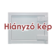 Pénztári átadópult biztonsági üveggel, kétirányú átbeszélő-szettel