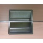 Átadótálca A/4 - rozsdamentes szálcsiszolt csúszótálca