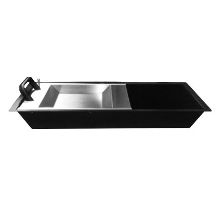 Dual function transfer tray 40 mm deep, with PIN-pad transfer tray + rolling transfer tray