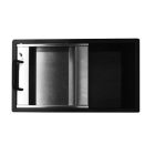 Dual function transfer tray 40 mm deep, with PIN-pad transfer tray + rolling transfer tray