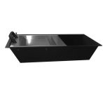   Dual function transfer tray 100 mm deep, with PIN-pad transfer tray + rolling transfer tray