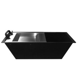   Dual function transfer tray 150 mm deep, with PIN-pad transfer tray + rolling transfer tray