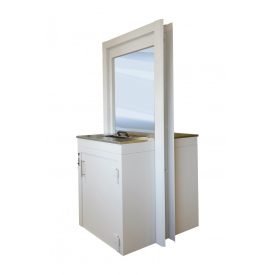 Átlövésálló átadópult zsilippel - Strauss Metal