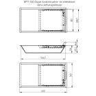BPT-100 dupla funkciós pénz- és értékátadó tálca átlövésgátlással - MABISZ-minősített termék alkotóeleme